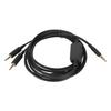 Replacement Headphone Cable 3.5mm Volume Control Sound Cable Compatible for MMX300 MMX300 2nd Gen Headset