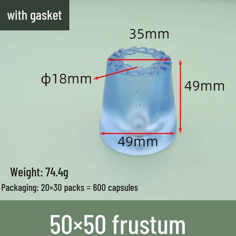 Transparent Anti-Slip Furniture Leg Pads, Heightening Round Moisture-Proof Foot Protectors for Chairs, Tables, Sofas