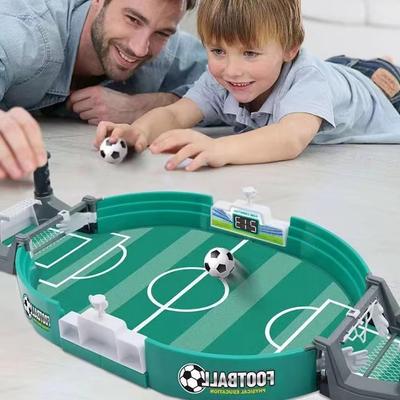 Tischfußballspiel-Set Mini Fußball Fußball Spielbrett für Tischfußball Flipper Kinder Erwachsene Interaktives Spielzimmer Familienabend
