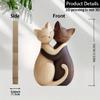 Carved Wooden Cats/Dog Figurines Table Ornament Cats/Dog Statue Sculptures Collectibles Home Decors Art Carving Work