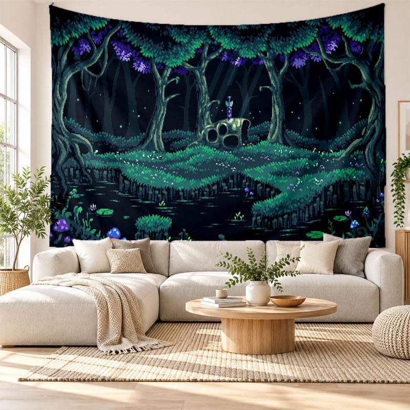 Terraria Wall Tapestry Home Decor Hanging Cloth Art Background Tapestry for Bedroom