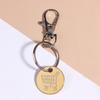 Shopping Trolley Tokens Key Ring With Carabiner Hook Mini Metal Supermarket Cart Remover Coin Label Keychain For Unisex