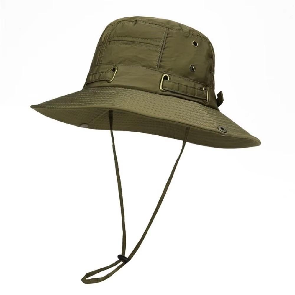 Double-sided Fishing Hat Folding Sunscreen Cap Outdoor Large Fisherman Hat Panama Hat