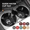 BYMF1 2pcs Car Coaster Water Cup Slot Non-Slip Mat Drink Holder Pad For Citroen C4 C3 C5 C1 C2 C6 VTS C4L DS3 DS4 DS5 Grand Berlingo