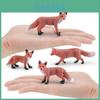 Modello Realistico di Volpe Animale in PVC per Sala Giochi Educativa e Studio della Fauna Selvatica