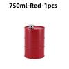 1Pc 25oz Water Bottle Drums Whisky  Portable Stainless Steel Hip Flask