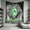 SV Werder Bremen Wandbehang Bedruckte Stoffdecke Dekorative Wandteppiche für Schlafzimmer Wohnzimmer Heimdekoration