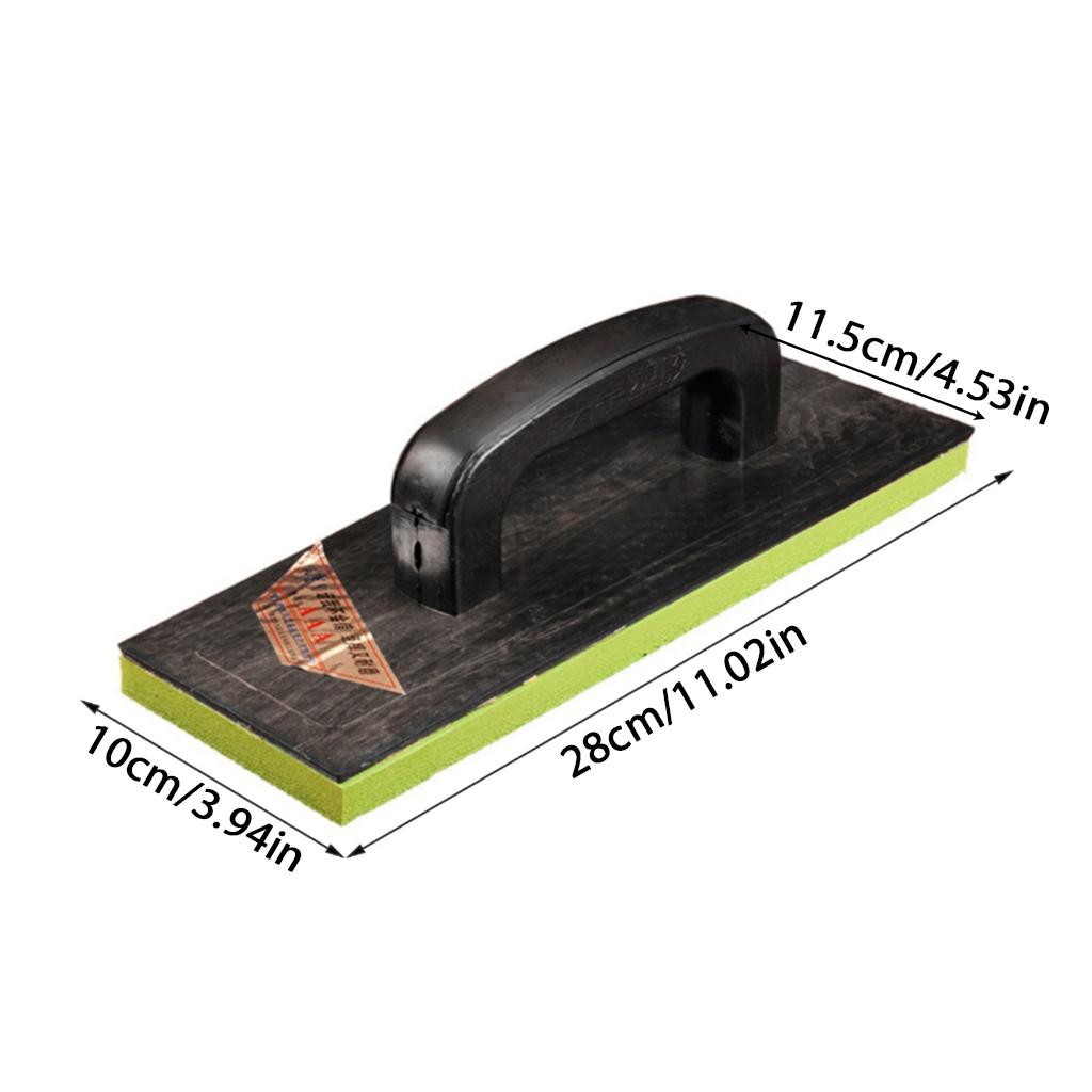 Pěnová spárovací hladítko Houbové hladítko Houbička s jemnou strukturou Spárovací hladítko Pohodlná rukojeť Odolné Hladítko na spárovací hmotu pro dlažbu