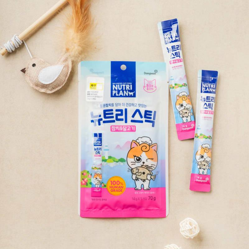 

[Pet] Dongwon Nutristic Tongyeong Tuna & Dalgogi 14 G 5 Packs