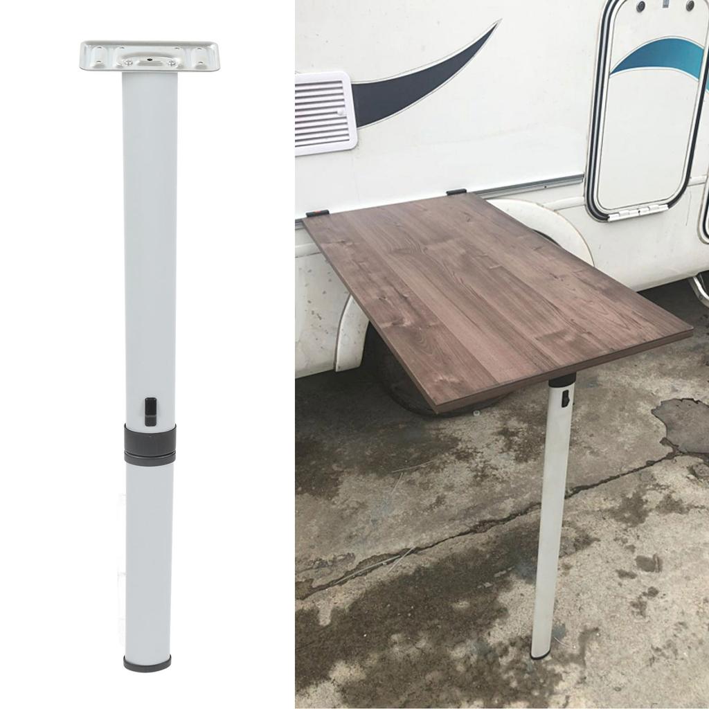 Table Support RV Table Stand 730mm/28.7in Folding Table Leg Detachable Outdoor Aluminium Alloy for RV Trailer Motorhome