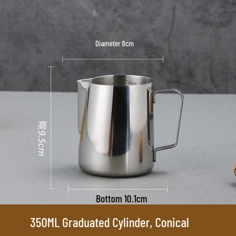 304 Stainless Steel 500ml Graduated Measuring Cup with Spout - Heat Resistant & Corrosion Resistant.