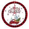 Reindeer Snowman Print Christmas Tree Skirt, Christmas Base Skirt, Tree Decoration Apron