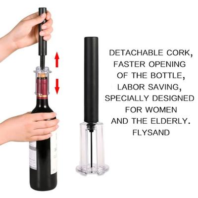 Portable Wine Opener Air Pressure Pump Corkscrew Tool for Home Bar Restaurant Party Wine Lovers