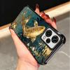 Goldener Karpfen Glücklicher Koi Beschichtung Handyhülle Für Xiaomi Poco X5 X6 X7 X8 Pro Max F8 Ultra F7 M8 M7 M5S Redmi 15C 15 14C 13C 13 X3 12