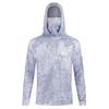 Mens UPF 50 Quick-Dry Fishing Hoodie With Face Cover Breathable Sun Protection Shirt Outdoor Angling Hiking Cycling