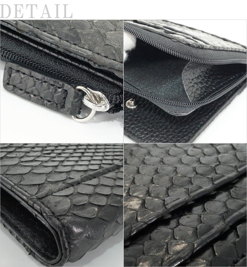 Natürliche Diamantpythonleder-Geldbörse für Damen und Herren, aus einem einzigen Stück echtem Leder gefertigt. Verfügt über einen runden Reißverschluss, ein kompaktes