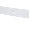 6FT Rustic Interior Sliding Barn Door Mounting Hardware Kit - White