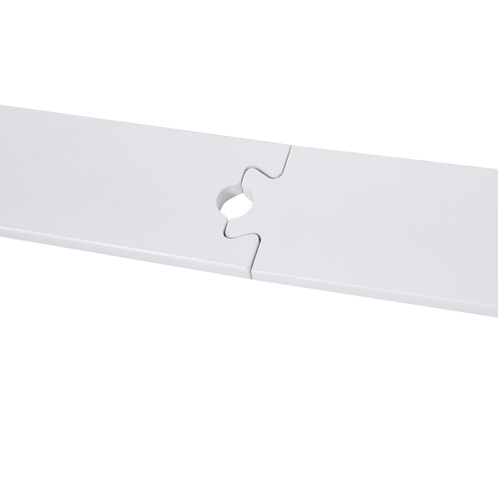 6FT Rustic Interior Sliding Barn Door Mounting Hardware Kit - White