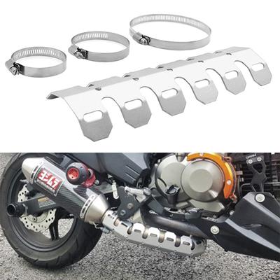 Motosiklet Egzoz Susturucu Borusu Bacak Koruyucu Isı Kalkanı Kapağı Isıya Dayanıklı Koruyucu Moto Aksesuarları Evrensel Yamaha İçin