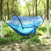 """Schnellöffnende Mückendichte Outdoor-Hängematte mit Netz - Einzel-/Doppel-, Kippsicher, Nylon"""