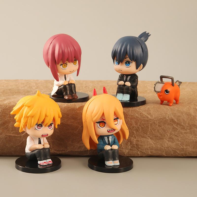 

Chainsaw Man Figurine 2D Anime Animation Chainsaw Dog Doll Plaything For Kids Decoration Trendy Play Gift High Quality