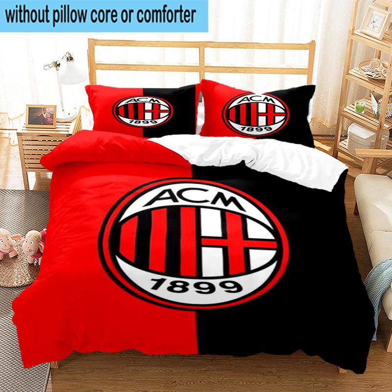 3PCS 1909 Football Club 3pcs Bedding,Including 3PCS Duvet Cover And 2pcs Pillowcases Perfect for Christmas,Ideal for Bedroom, Dormitory