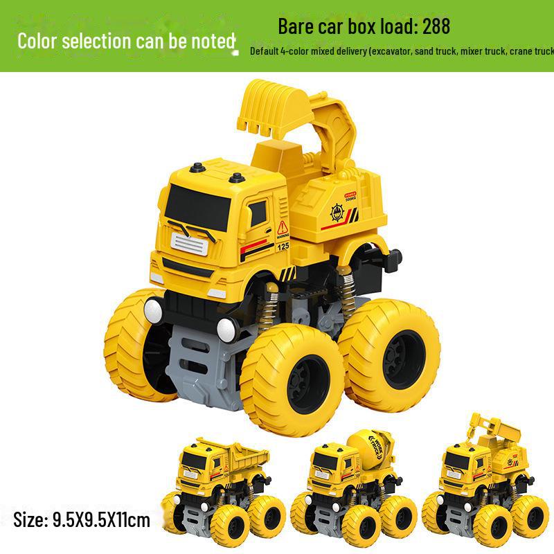 Children's Dinosaur Inertia Car: Four-Wheel Drive Off-Road Toy