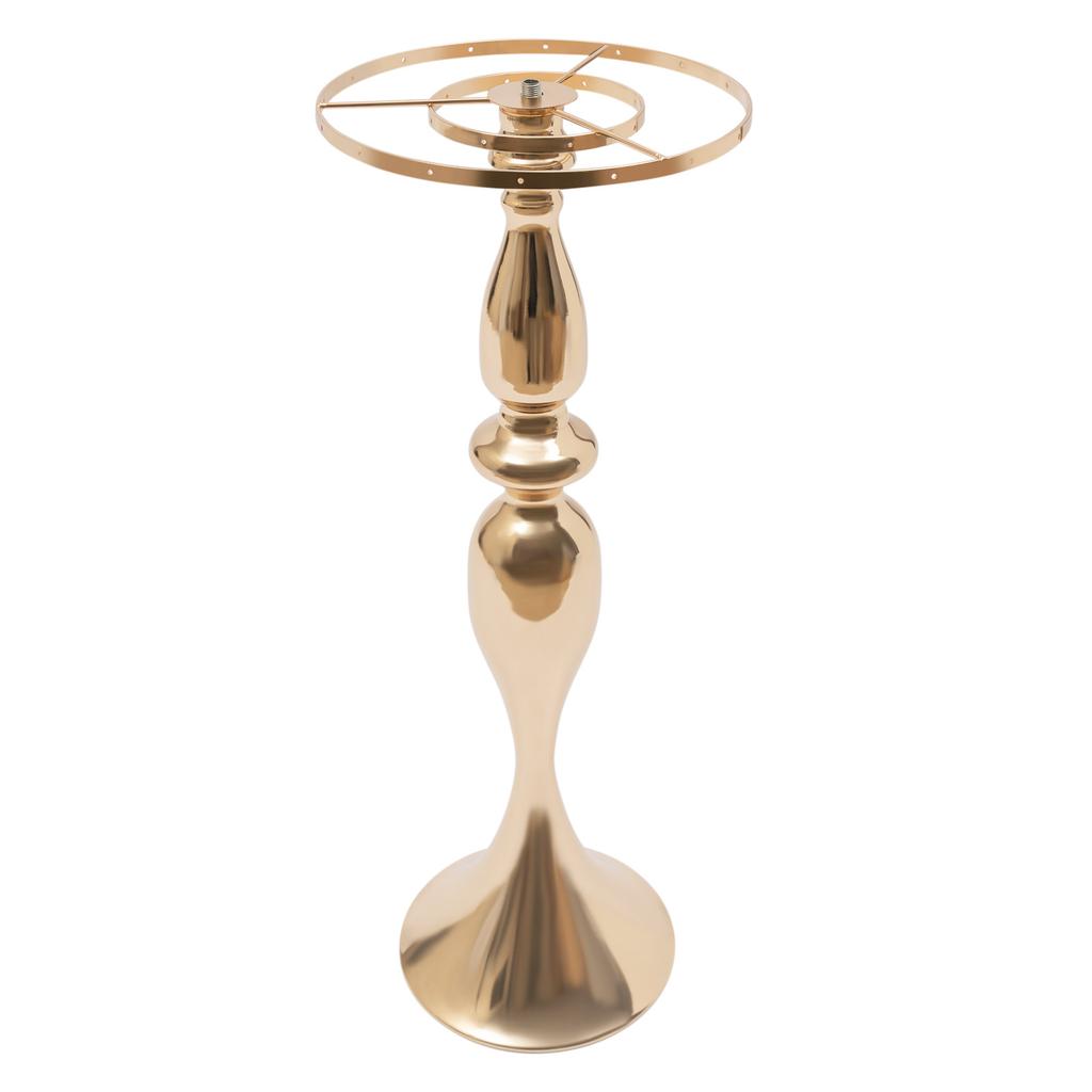 Crystal Flower Stand Wedding Centerpieces for Tables, Flower Holders Centerpiece Metal Flower Vase for Wedding Party Reception