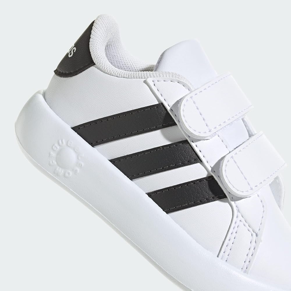 Adidas Grand Court 2.0 Comfort Sneakers Kids Unisex White 13.0 cm for Boys and Girls