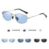 Aoron Polarized Fashion Sunglasses Men'S Driver Driving Sunglasses Small Frame Color-Changing Sunglasses A773