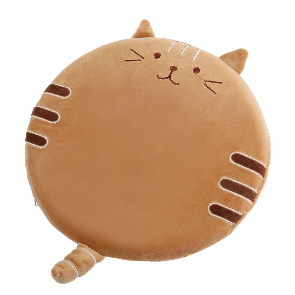 

Comfortable Cartoon Cat Cushions Thickened Carpet Mats Portable Bay Window Cushions Bedroom кофейный