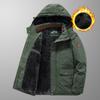 Padded Winter Jacket for Men Loose Casual Multi-pocket Padded Jacket for Outdoor Winter and Windproof Padded Jacket