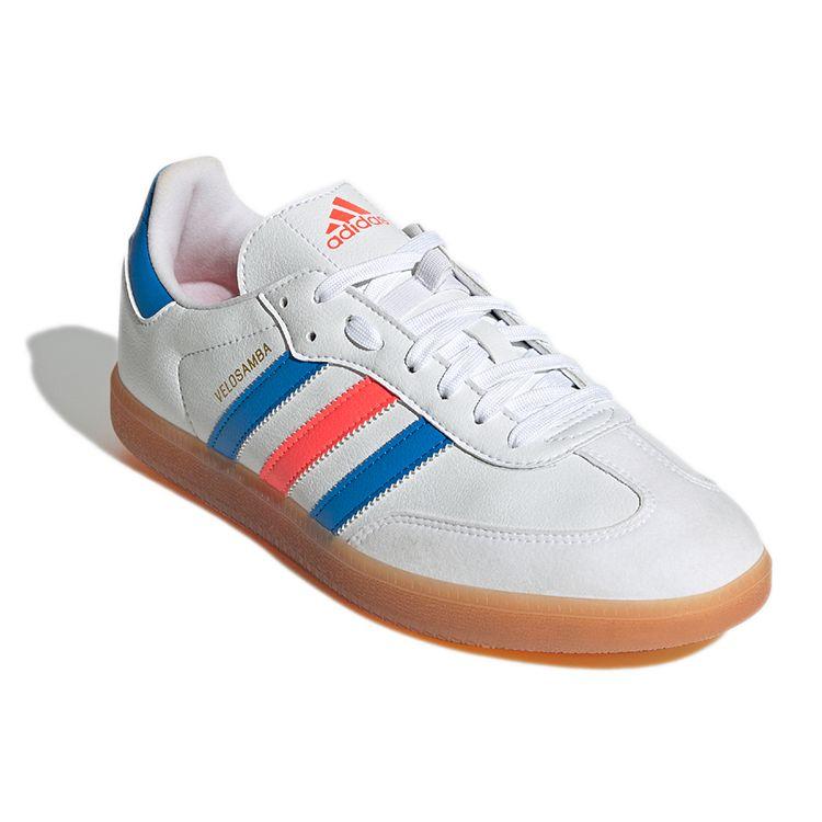 Adidas Velosamba White Blue Rush Turbo Men Sneakers Cloud-White GW5323