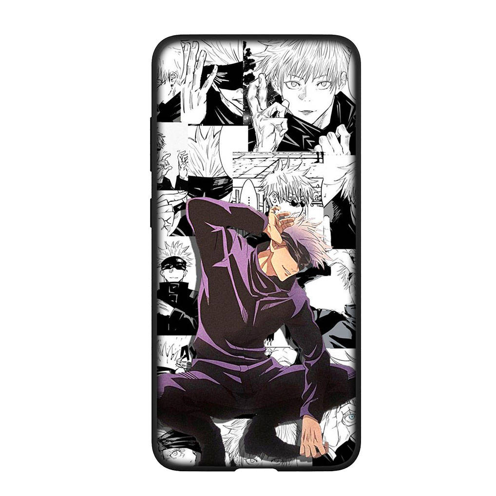 for Samsung Galaxy S24 S23 iPhone 16 15 14 Xiaomi Redmi Note 13 12 11 10 Plus 9 Pro Max X XR Phone Case Comics Jujutsu Kaisen Gojo Satoru OPPO Huawei