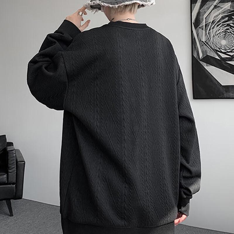 NASA MARVEL Men's Long Sleeve Round Neck T-Shirt Sweatshirt