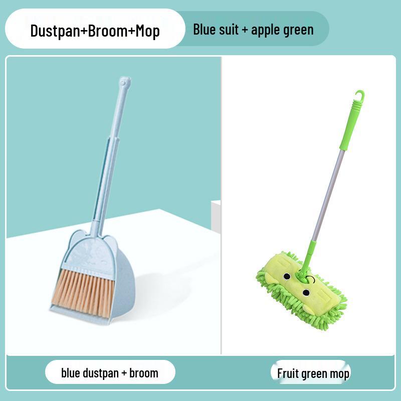 Children's Mini Broom & Dustpan Toy Set