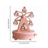 Handmade Melody Box with Wooden Base Mechanical Side Winding