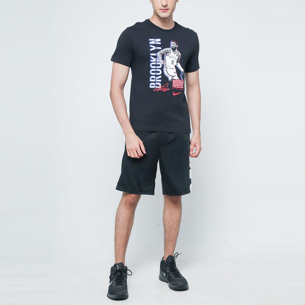 Nike Casual Sports Basketball Print Short Sleeve T-Shirt Men Tops Black DD2803-010