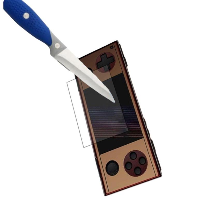 Clear Tempered Glass Privacy Film Screen Protector for Pocket with Antiscratch and Fingerprints Resistant Coating