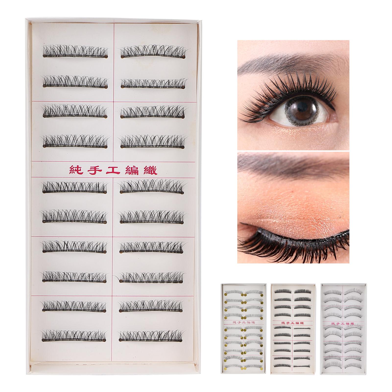 10 пар накладных ресниц 3D ручной работы — фото 14
