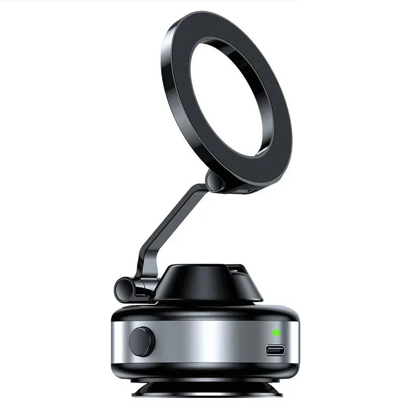 Fully Automatic Adsorption Bracket Foldable Navigation Stand Anti-shake Vacuum 360 Degree Rotating Magnetic Car Phone Holder