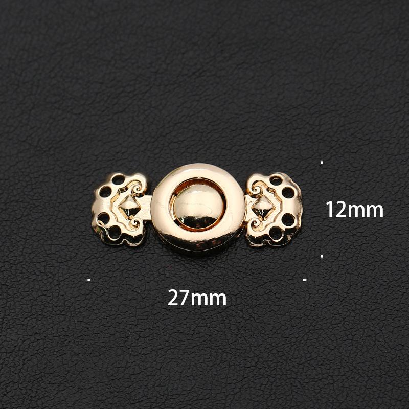 Metal Ancient Hanfu Cheongsam Mother Button Antique Buckle Retro Button Collar Buckle Clothing Button Accessories