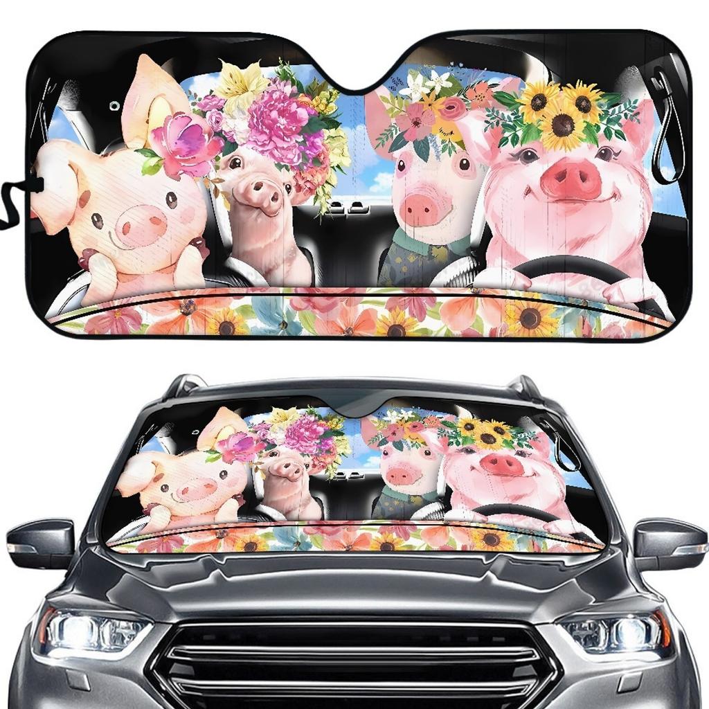 New Cartoon Animation Dragon Ball Printing Car Sunshade, Car Sunshade