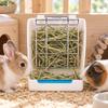 Pet Supplies Waste Reducing Small Animal Hay Feeder Tidy for Hare Owners White