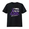 Womens I Will Remember For You Dementia Awareness Ribbon T Shirt Black X Large Vintage Washed Homme Unisex Fashion