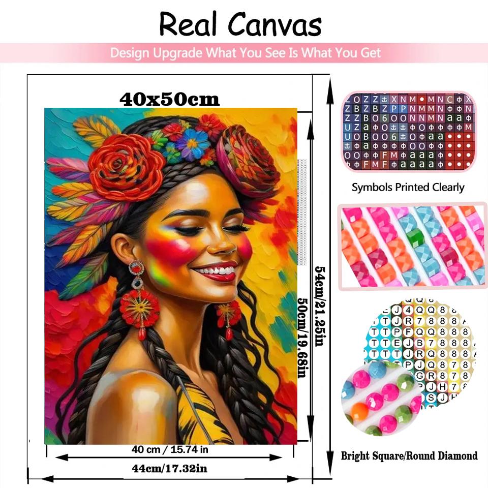 5D DIY Diamond Embroidery Women's Animal Set Pattern Painting Full Round Square Animal Mosaic Women's Home Decoration Gift