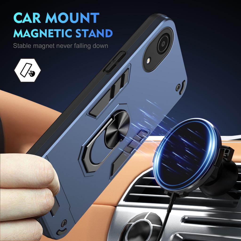 Shockproof Armor Case For Samsung A04 A04E A03 Core A73 A72 A71 A53 A52 A51 A33 A32 A23 A22 A13 A12 4G 5G Magnetic Stand Cover