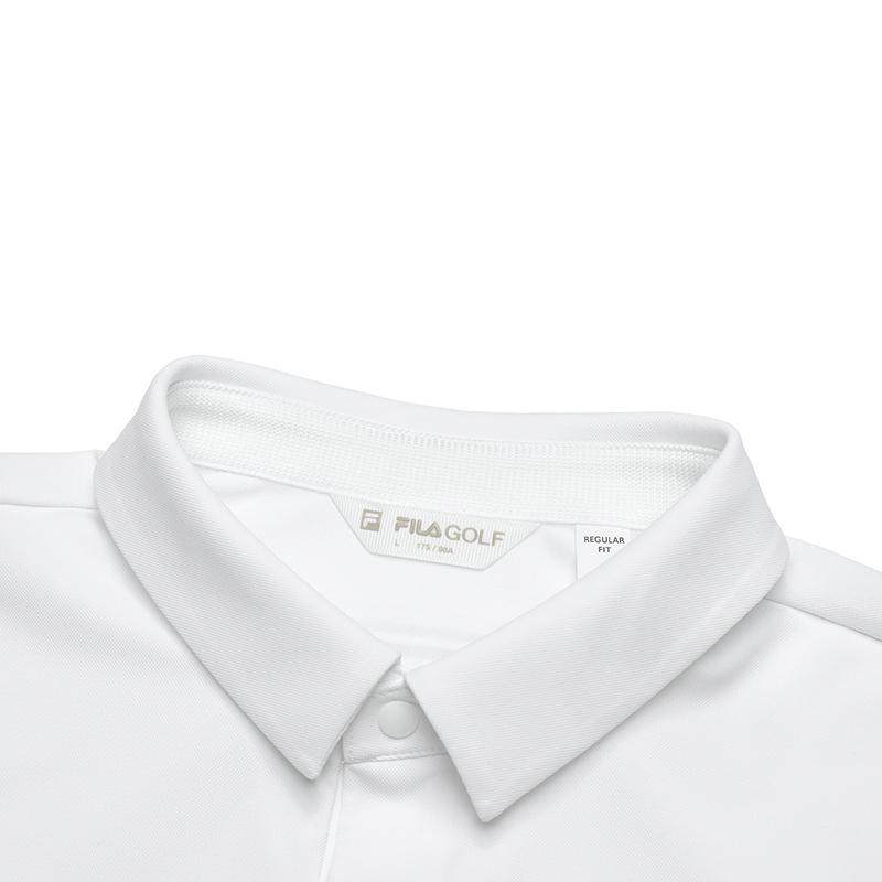 New FILA ATHLETICS Polo Shirt Men's Jade White A11M525144FWT