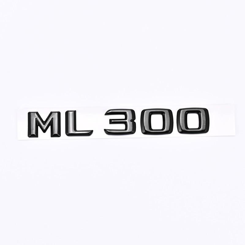 Compatible Mercedes-Benz ML Series Rear Emblem: ML300, ML320, ML350, ML400, ML450