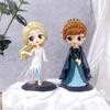 Figurină de Acțiune Elsa Anna 15cm Jucărie Model Topper Tort Decor Acasă Cadou de Ziua de Naștere